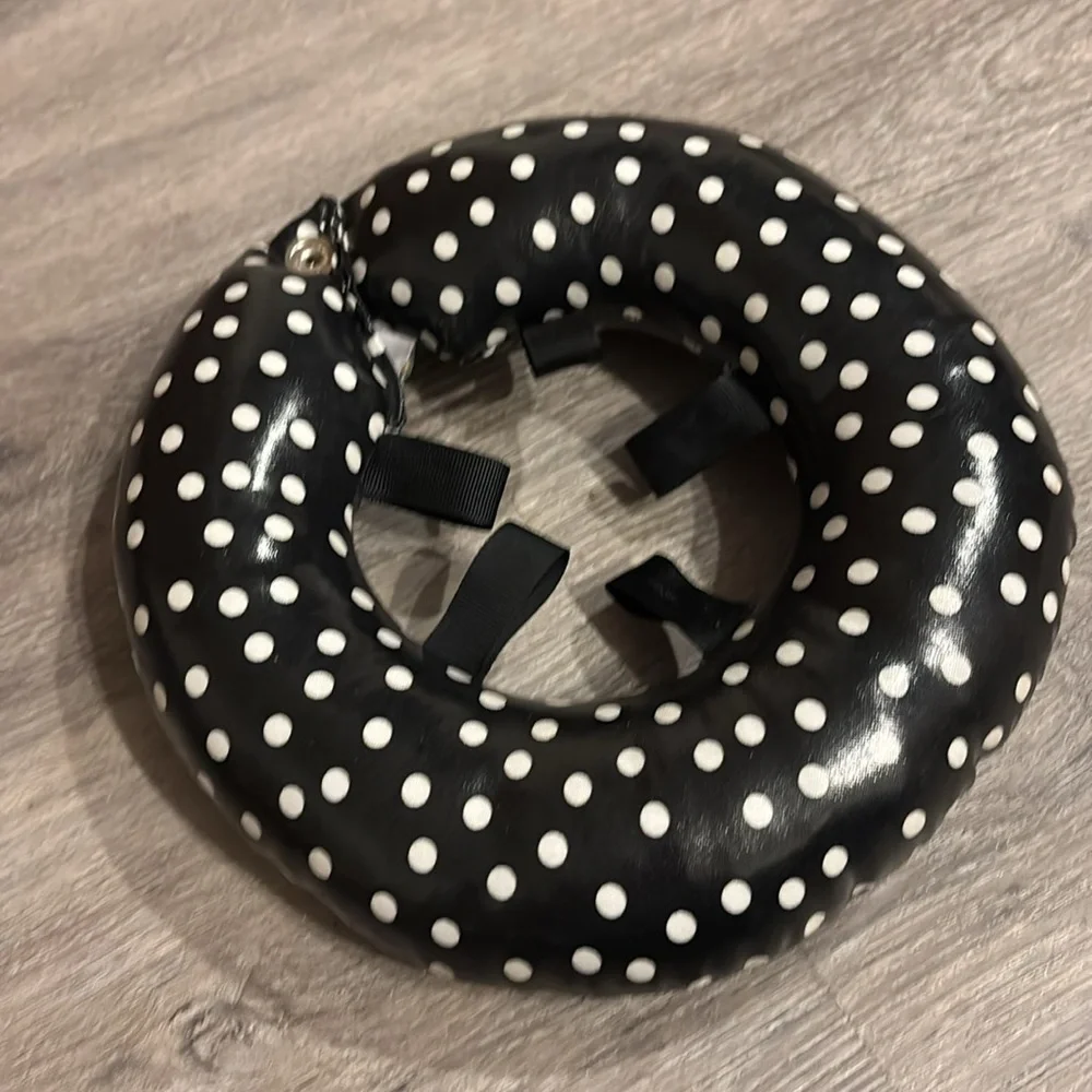 Polka Dot Dog Bumper Collar - Picture 3 of 5